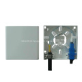 Interior de 2 portas Optic Socket / Mini Fiber Optic faceplate